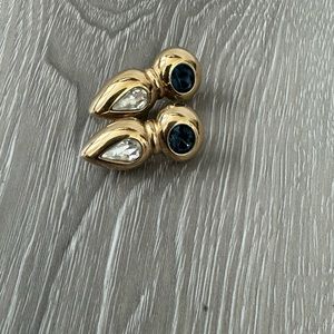 Vintage marked SAL Swarovski crystal earrings